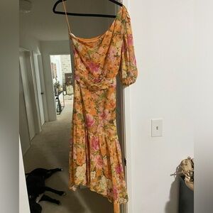 Vici yellow floral dress